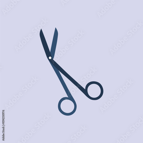 surgery scissor in flat vector design