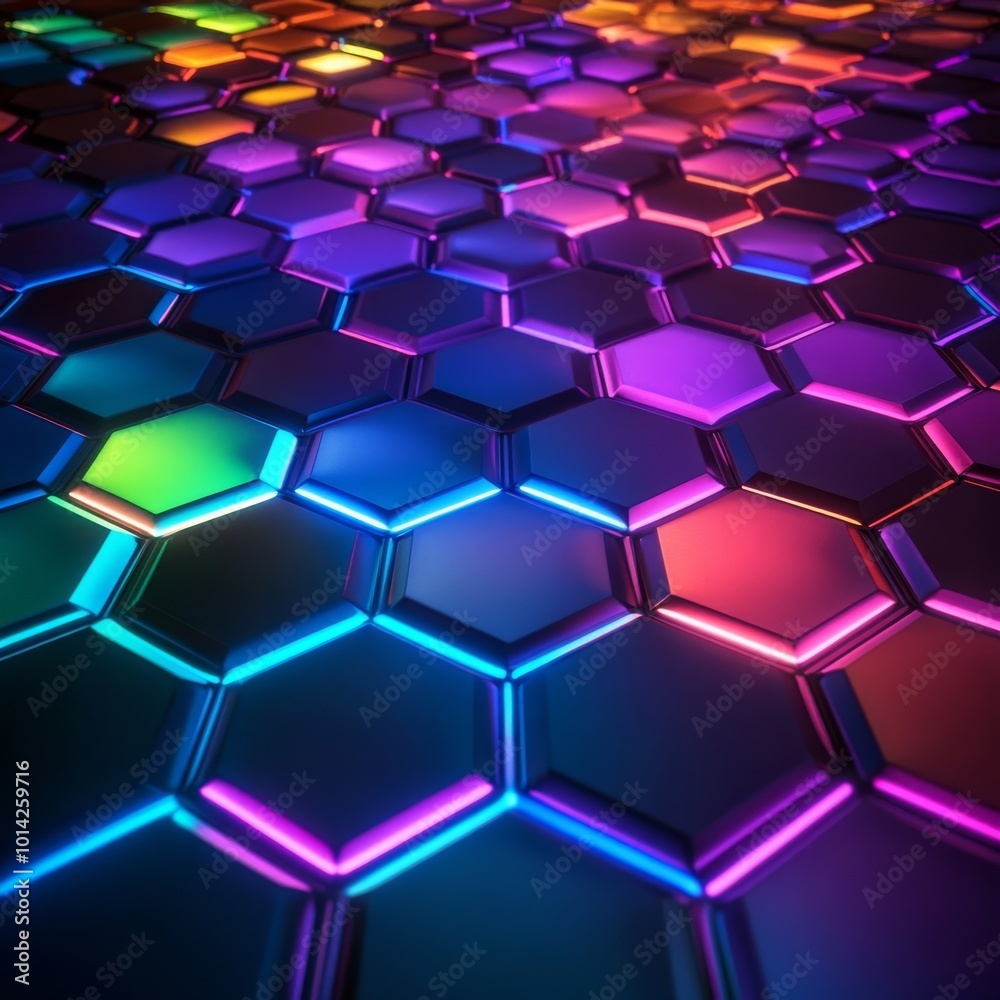 abstract background with hexagons abstract background with hexagons