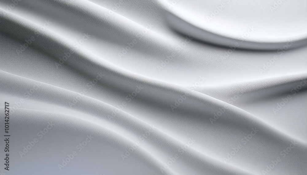 Soft white fabric, a smooth texture
