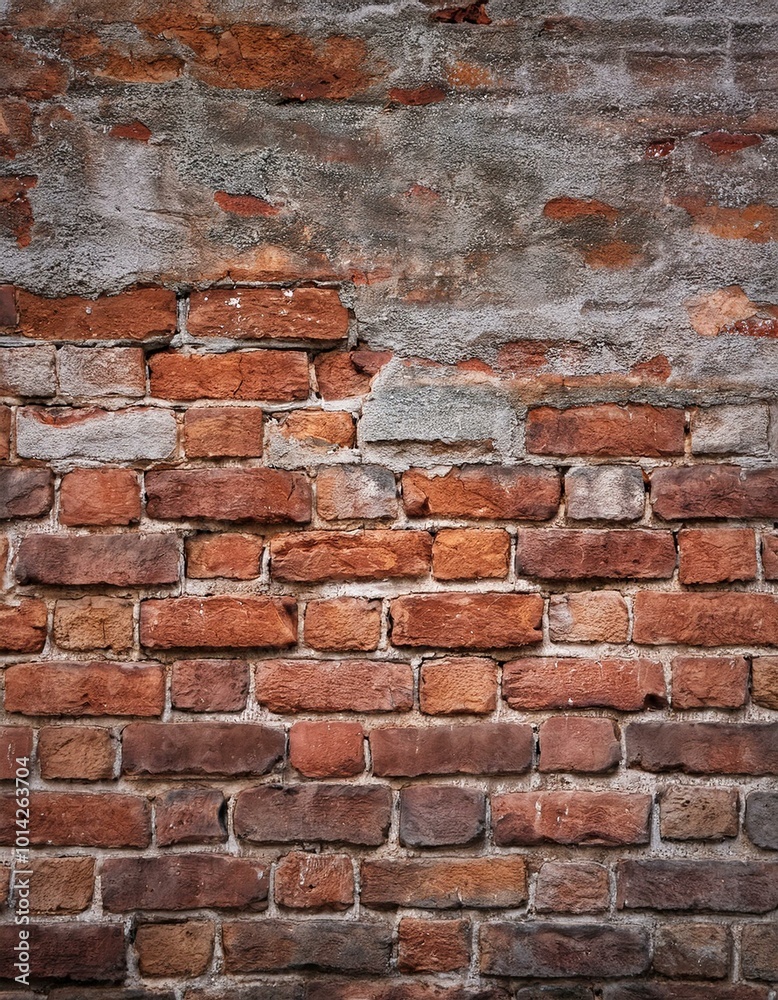 Fototapeta premium Weathered brick wall texture