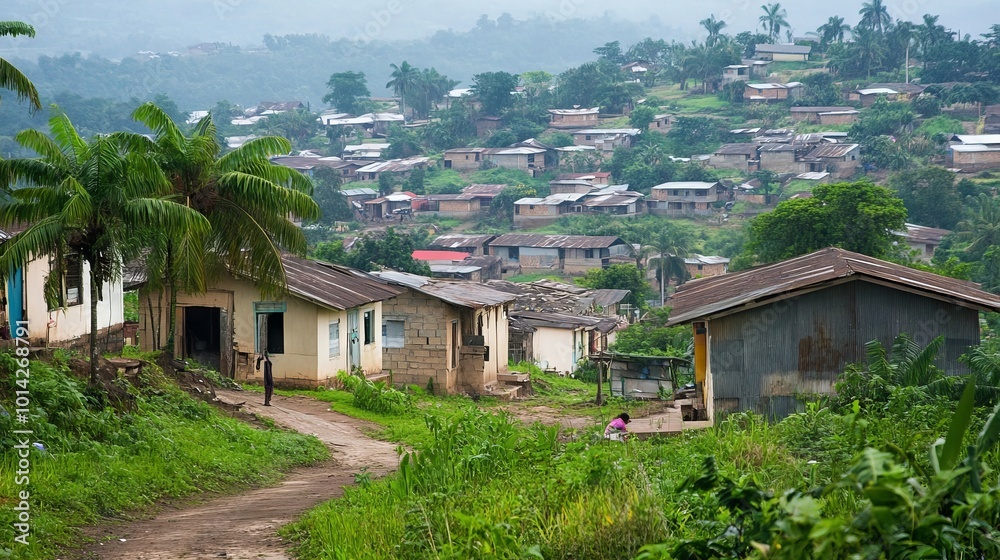 village in the mountains village in the mountains