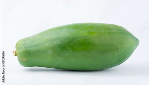 Papaya on white background. Papaya Fruit Isolated.