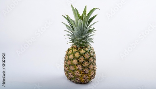 Pineapple on white background. Pineapple Fruit Isolated.