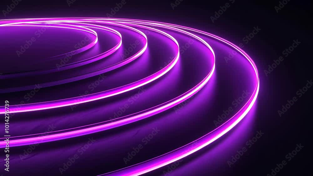 Abstract Neon Circle Light Abstract Neon Circle Light