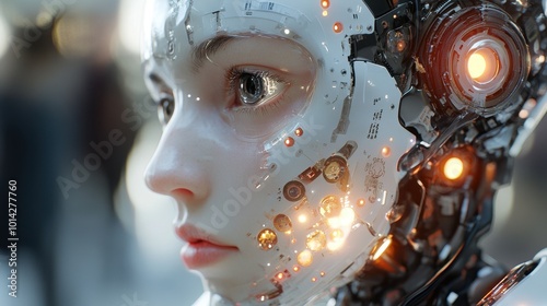 Artificial intelligence in humanoid head