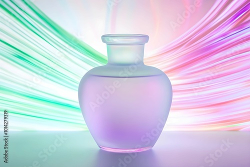 A product package designed with vibrant colors and sleek aesthetics. The combination of modern design and eye-catching hues creates an appealing look, enhancing the overall brand presence.