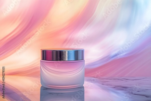 A product package designed with vibrant colors and sleek aesthetics. The combination of modern design and eye-catching hues creates an appealing look, enhancing the overall brand presence.