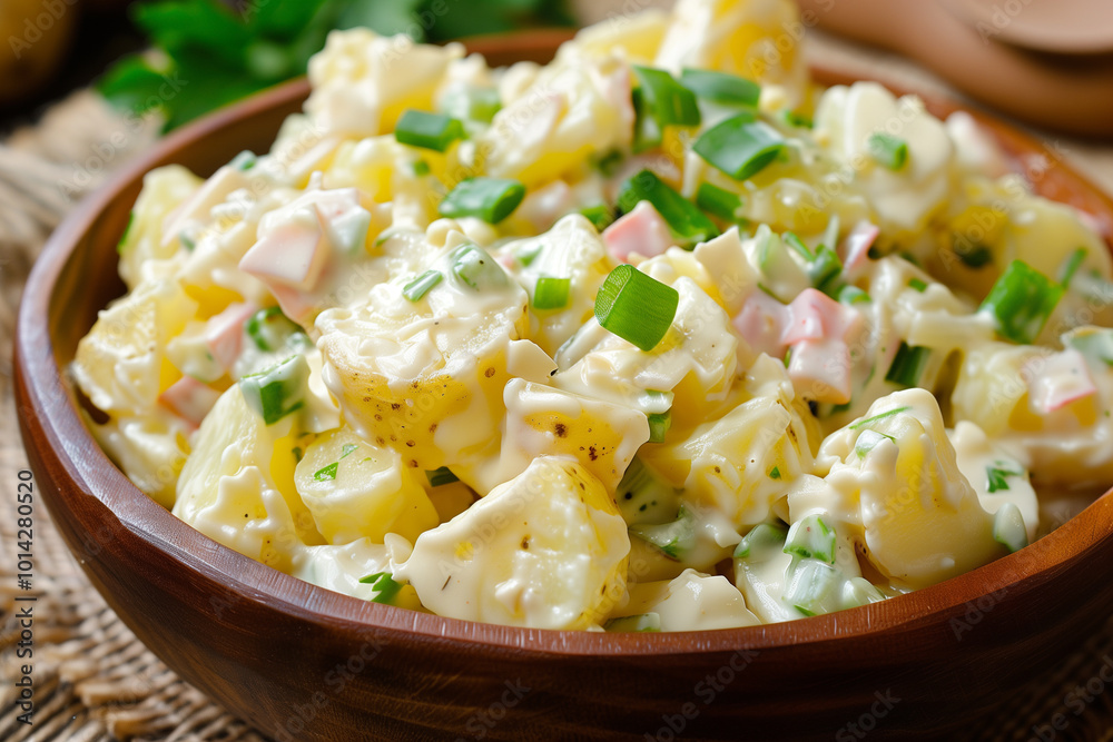  Classic potato salad: a light and creamy summer side dish with fresh vegetables