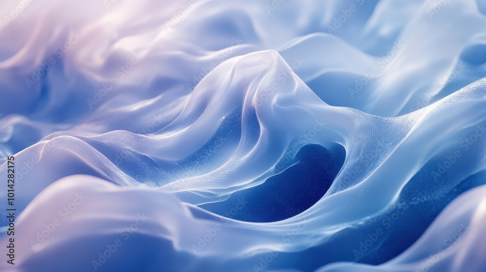 Obraz premium Soft Liquid Waves Texture Background