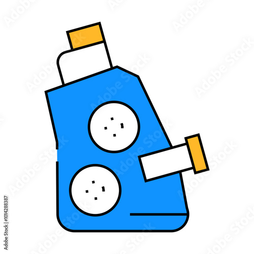 refractometer lab equipment line icon vector. refractometer lab equipment sign. isolated symbol illustration