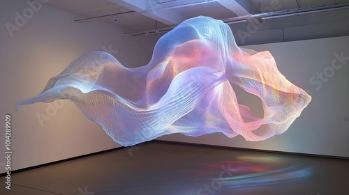 An illusion concept image designed with vibrant colors and intricate patterns. The playful use of shapes and hues creates a visually captivating scene, blurring the line between reality and perception