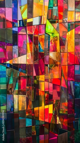 An illusion concept image designed with vibrant colors and intricate patterns. The playful use of shapes and hues creates a visually captivating scene, blurring the line between reality and perception