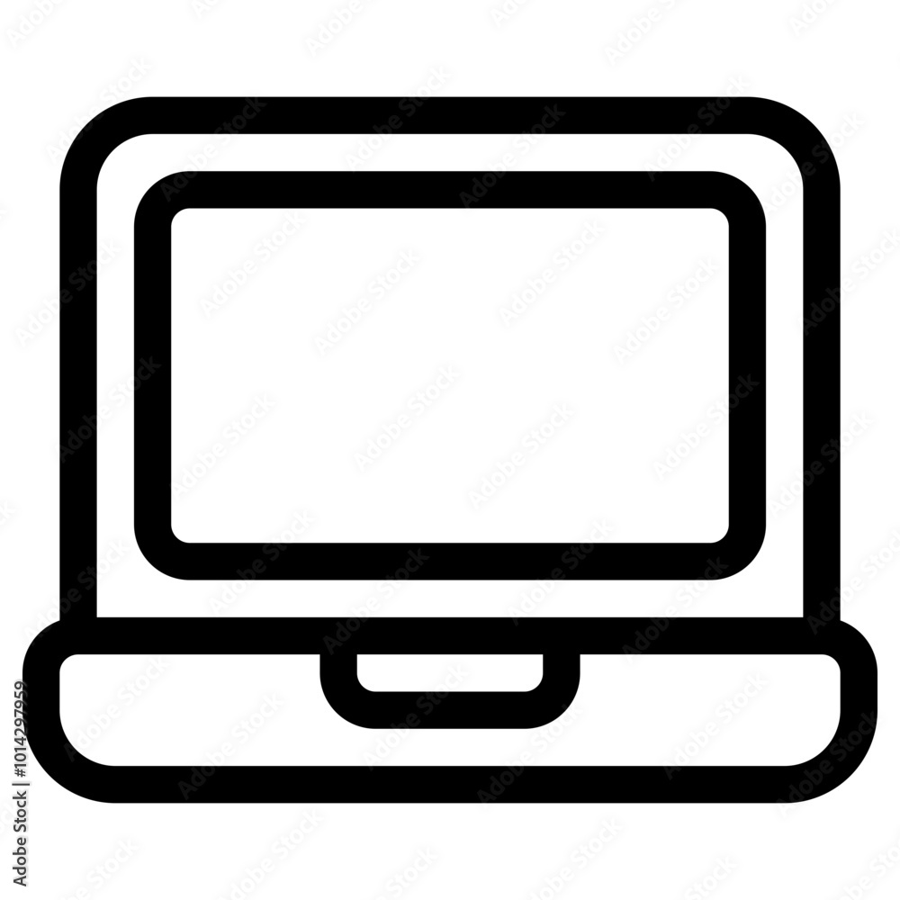 laptop icon, simple vector design laptop icon, simple vector design