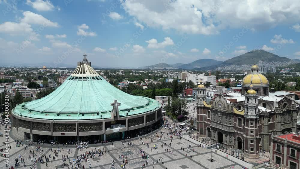 Bas lica De Guadalupe La Villa Iglesia Templo Ciudad De M xico Stock bas-lica-de-guadalupe-la-villa-iglesia-templo-ciudad-de-m-xico-stock