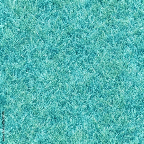 Blue seamless textured background resembling grass or turf - perfect for sports, nature, and eco designs