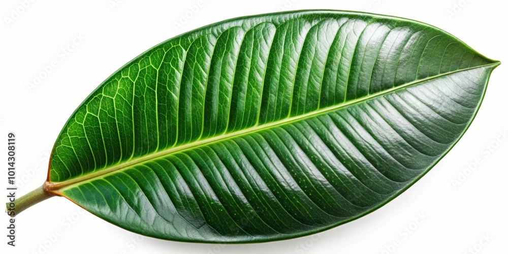 A highly detailed and realistic image of a rubber plant leaf, with exceptional sharpness, showcasing its waxy texture, and accurate, vibrant green color. A highly detailed and realistic image of a rubber plant leaf, with exceptional sharpness, showcasing its waxy texture, and accurate, vibrant green color.
