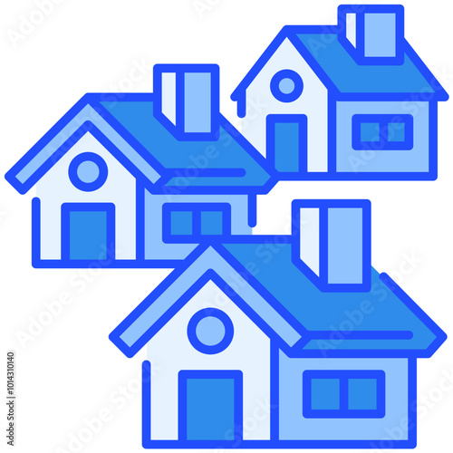 residential Blue icon