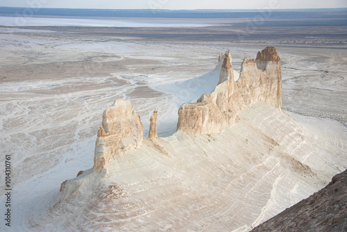 Rock of Boszhira. There is a long and high rock on Boszhira track. It looks like ridge of dragon. photo