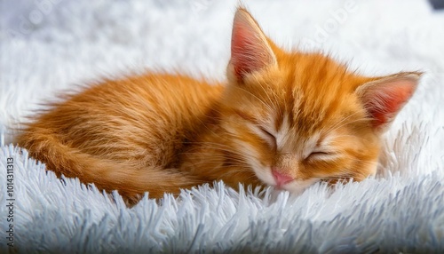 Sleeping kitten