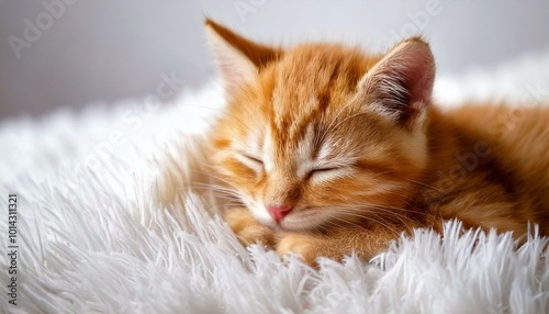 Sleeping kitten