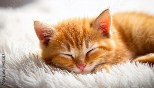 Sleeping kitten