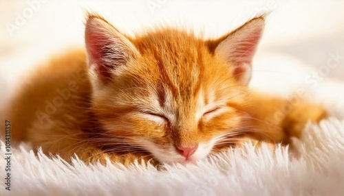 Sleeping kitten