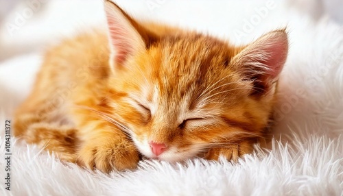 Sleeping kitten