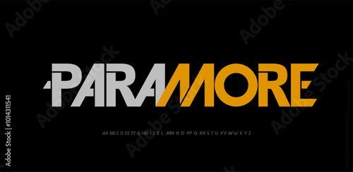 Modern logo alphabet font. Abstract Science minimal futuristic typography scifi sport, technology, fashion, digital, future creative logos fonts. vector illustration