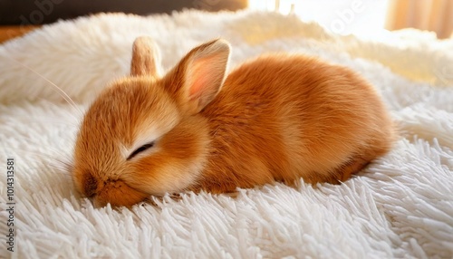 Sleeping rabbit