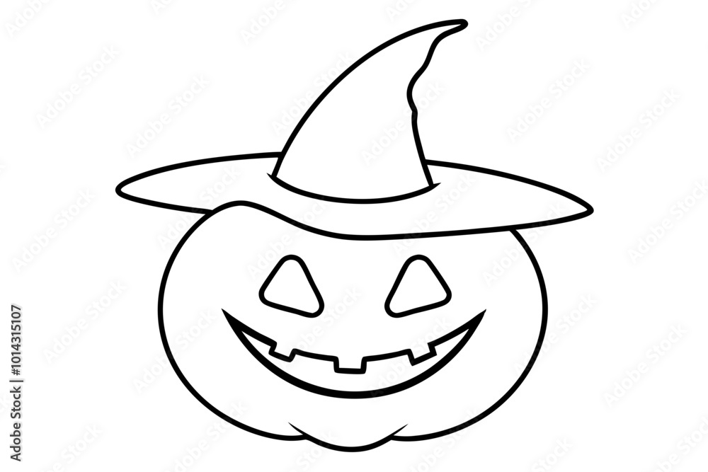 Spooky Vector Illustration of an Evil Pumpkin Wearing a Witches Hat Perfect for Halloween Decorations and Creative Projects
Spooky Vector Illustration of an Evil Pumpkin Wearing a Witches Hat Perfect for Halloween Decorations and Creative Projects