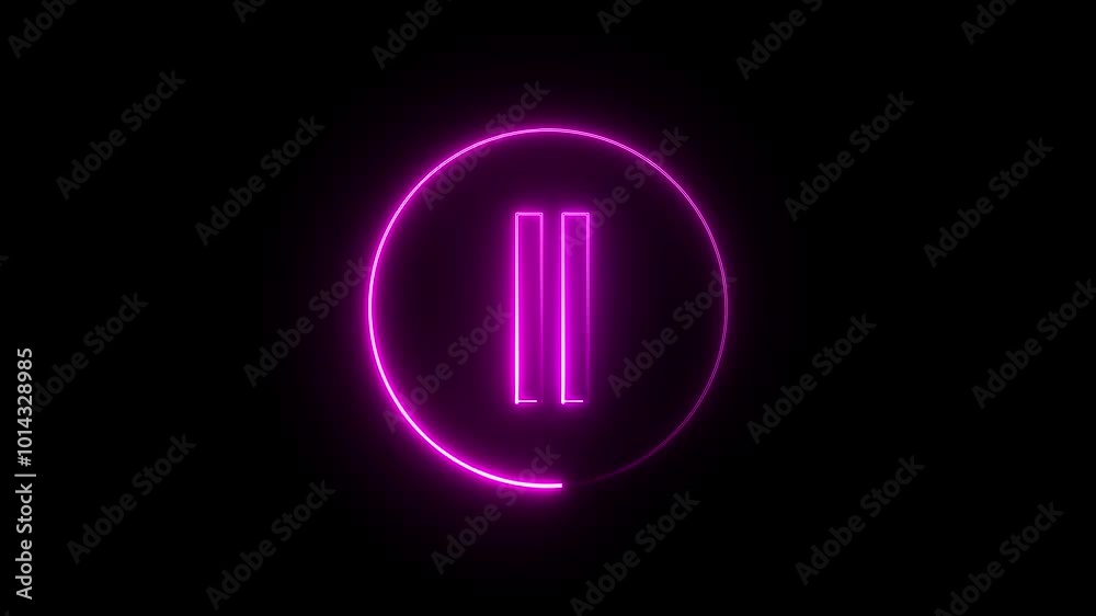 glowing neon rectangles and circle round animation. seamless loop. glowing neon rectangles and circle round animation. seamless loop.