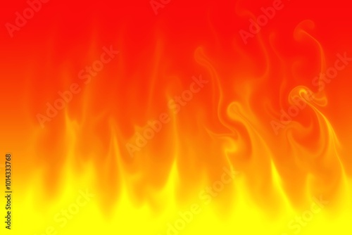 The background image has flames.