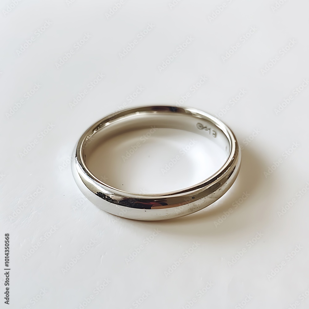 Wedding ring isolated on white background. 3D rendering. Wedding ring isolated on white background. 3D rendering.