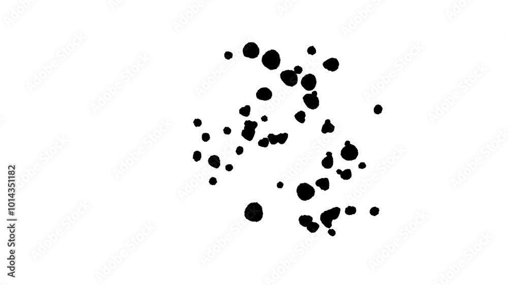 splash on white background video splash on white background video