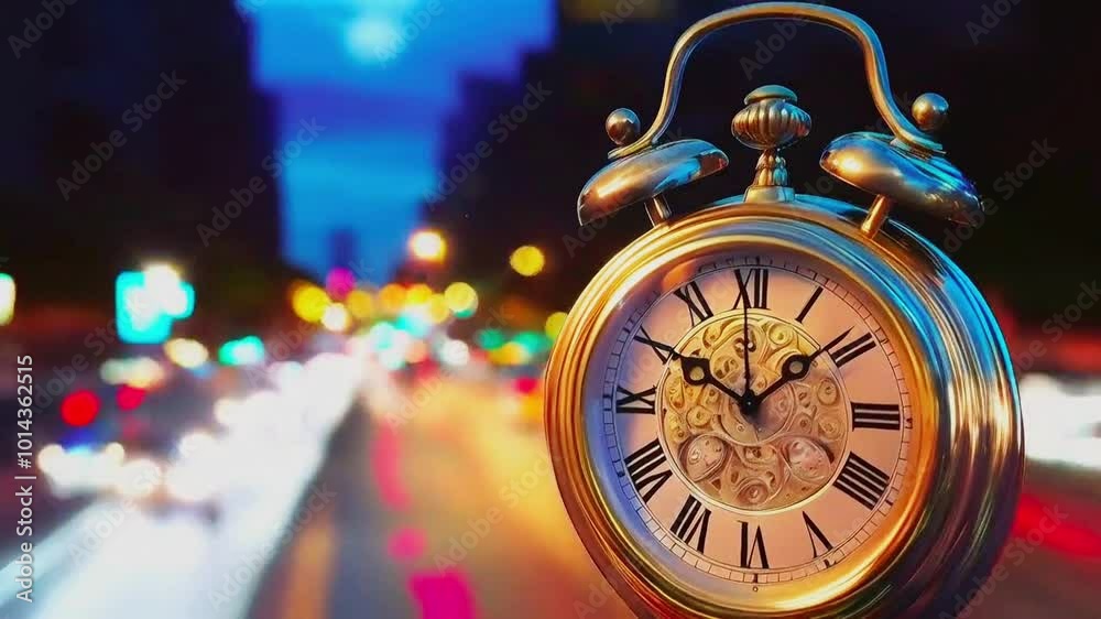 new year clock with christmas decorations new year clock with christmas decorations
