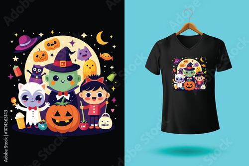 Happy Halloween custom t shirt design