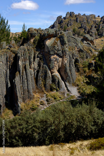 cave in the middle of a stone forest in cumbemayo Cajamarca