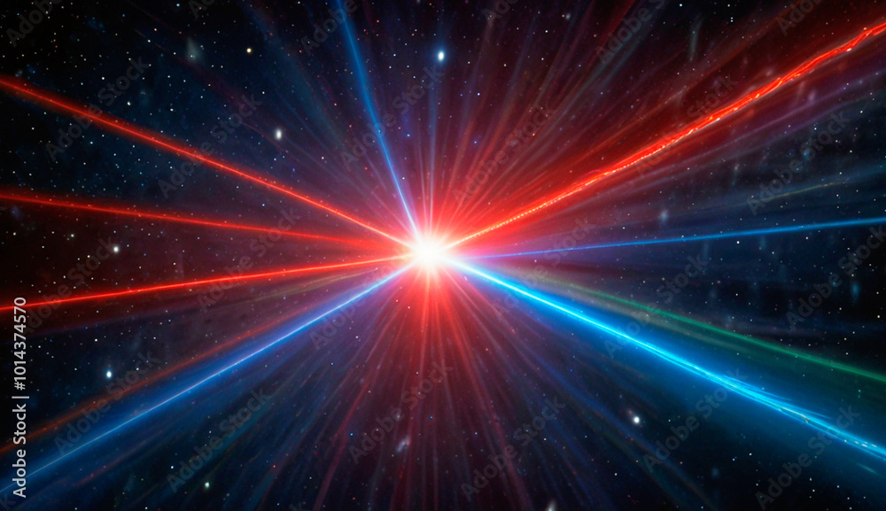 colored light Generative AI colored light Generative AI