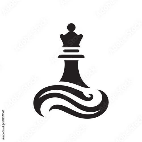 chess pawn vector illustration