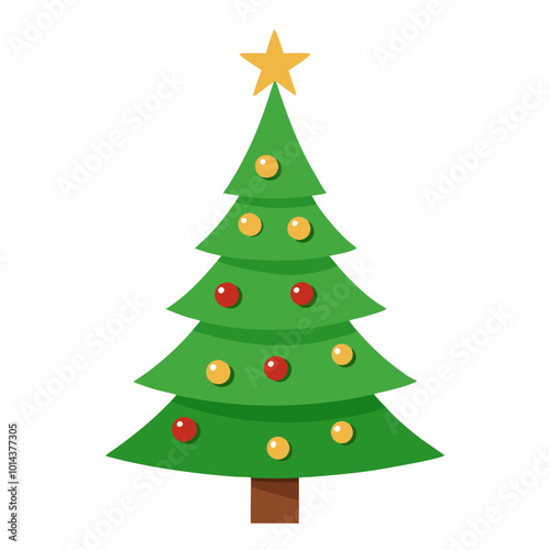 christmas tree isolated