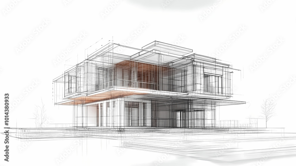 Continuous line simple house. One line illustration of housing,real estate,property. Single line vector illustration. Continuous line simple house. One line illustration of housing,real estate,property. Single line vector illustration.