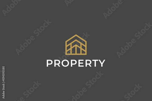 Property House Logo Home Building Investment and Development Commercial Residence