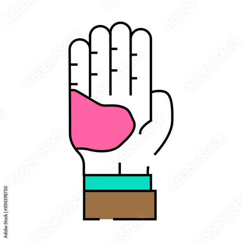 atopic dermatitis line icon vector. atopic dermatitis sign. isolated symbol illustration