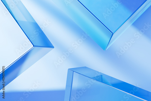 3d rendering business glass background