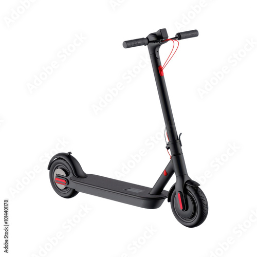 Modern Electric Scooter on transparent background