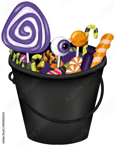 Halloween candy bucket 