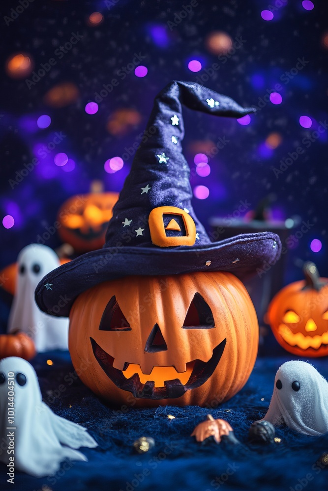Fototapeta premium Halloween concept background