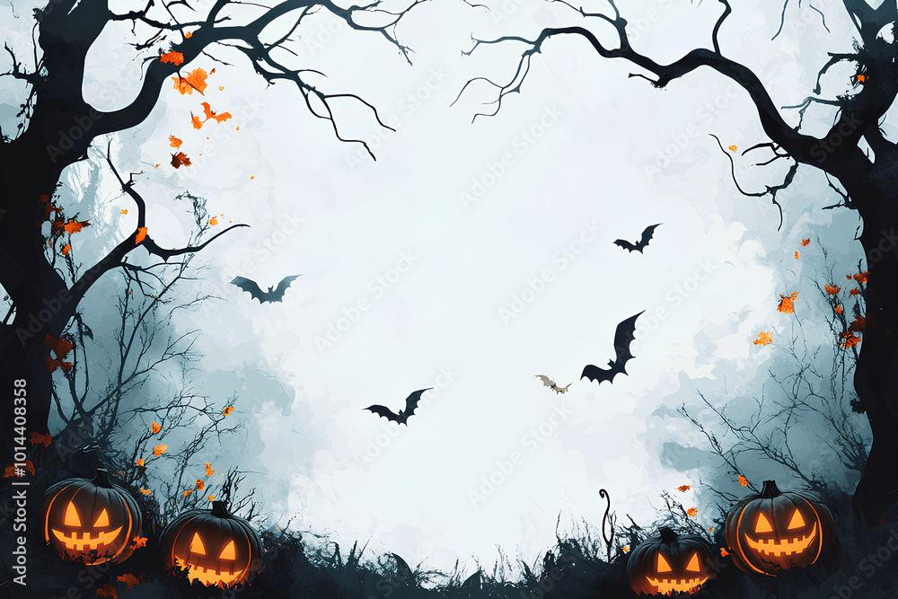 Halloween border for design Halloween border for design