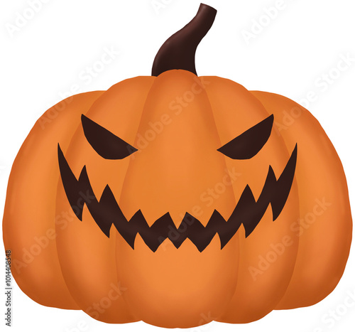 Halloween pumpkin jack o lantern