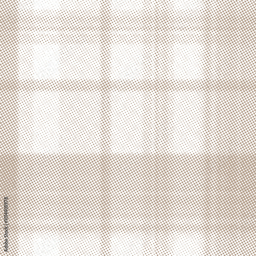 beige white Tartan, plaid pattern seamless vector illustration. Checkered texture for clothing fabric prints, web design, home textile.
